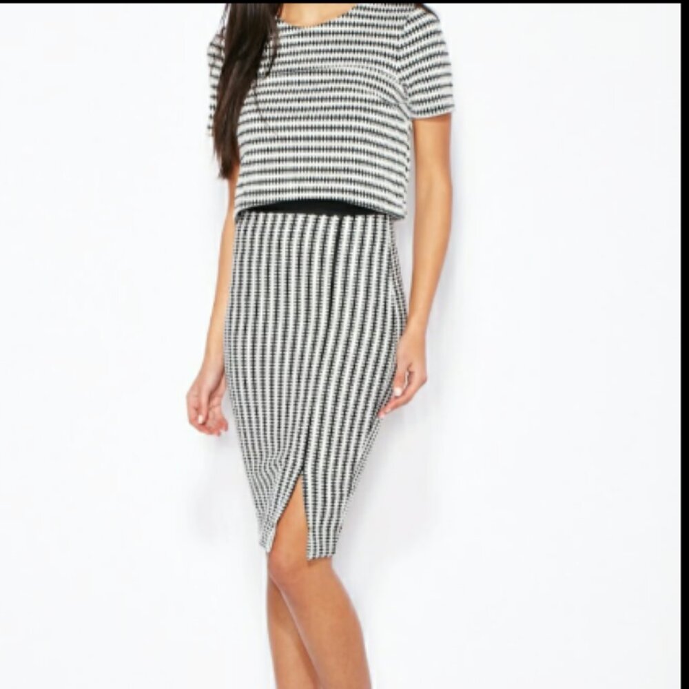 Miss Selfridge Double Layer Fitted Dress